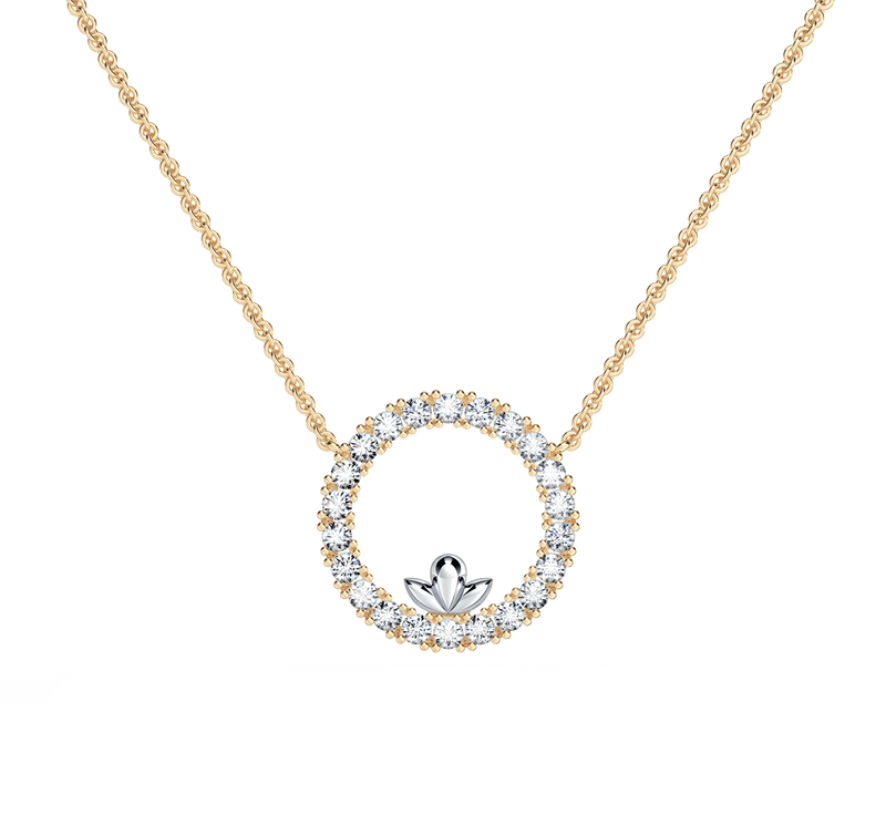 Circle Of Life Diamond Necklace - Large