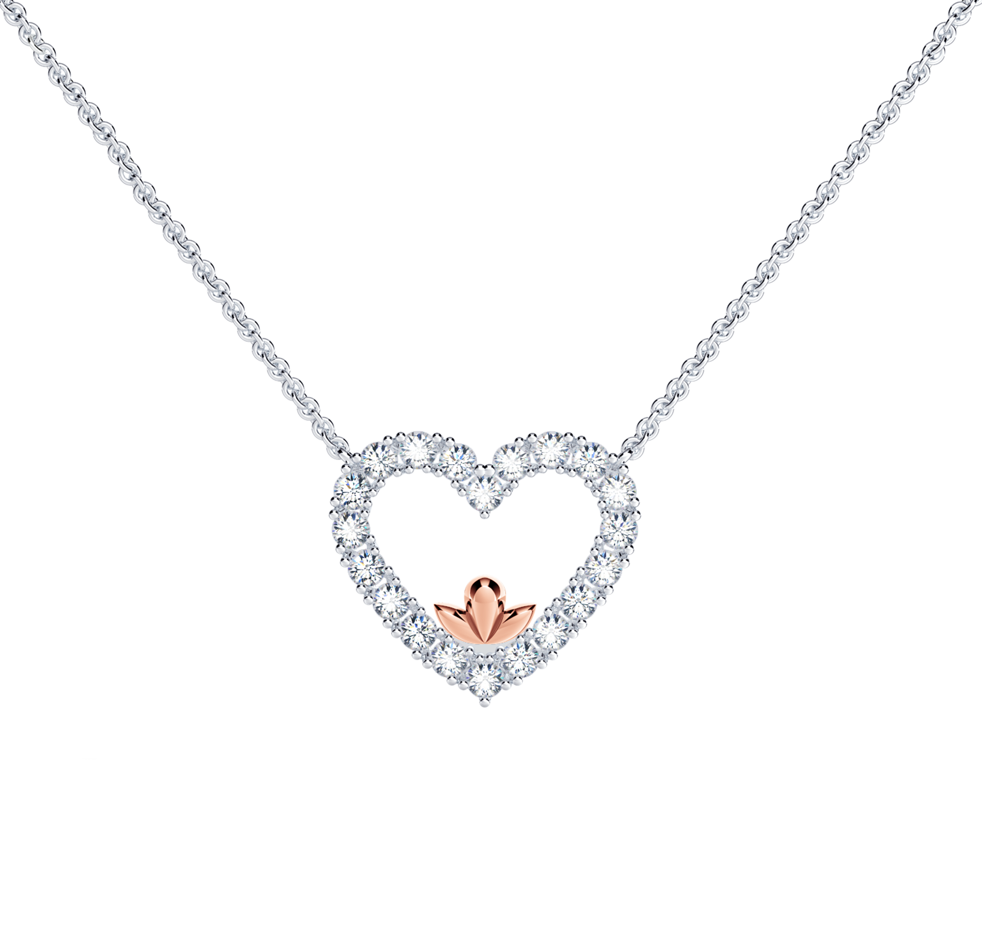 Heart Diamond Necklace - Grand