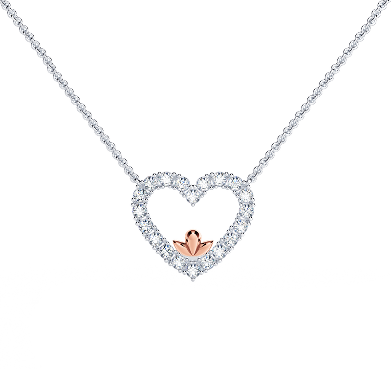 Heart Diamond Necklace - Grand