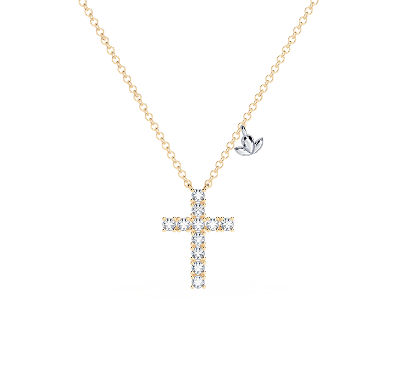 Cross Diamond Necklace - Small