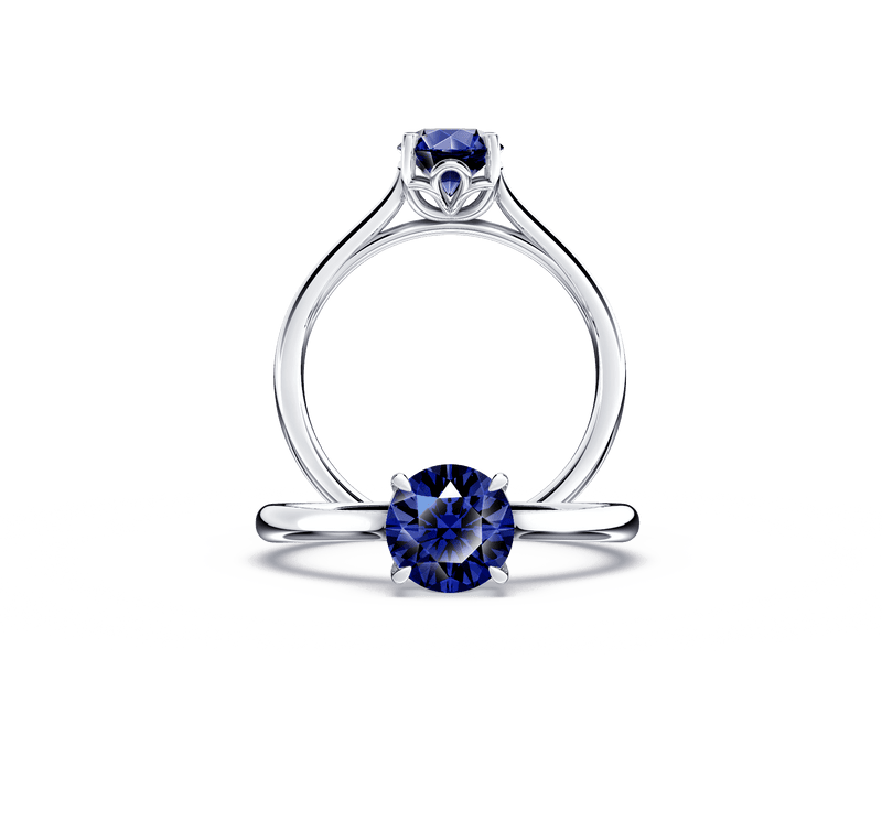 Royal Tanzanite Solitaire Ring