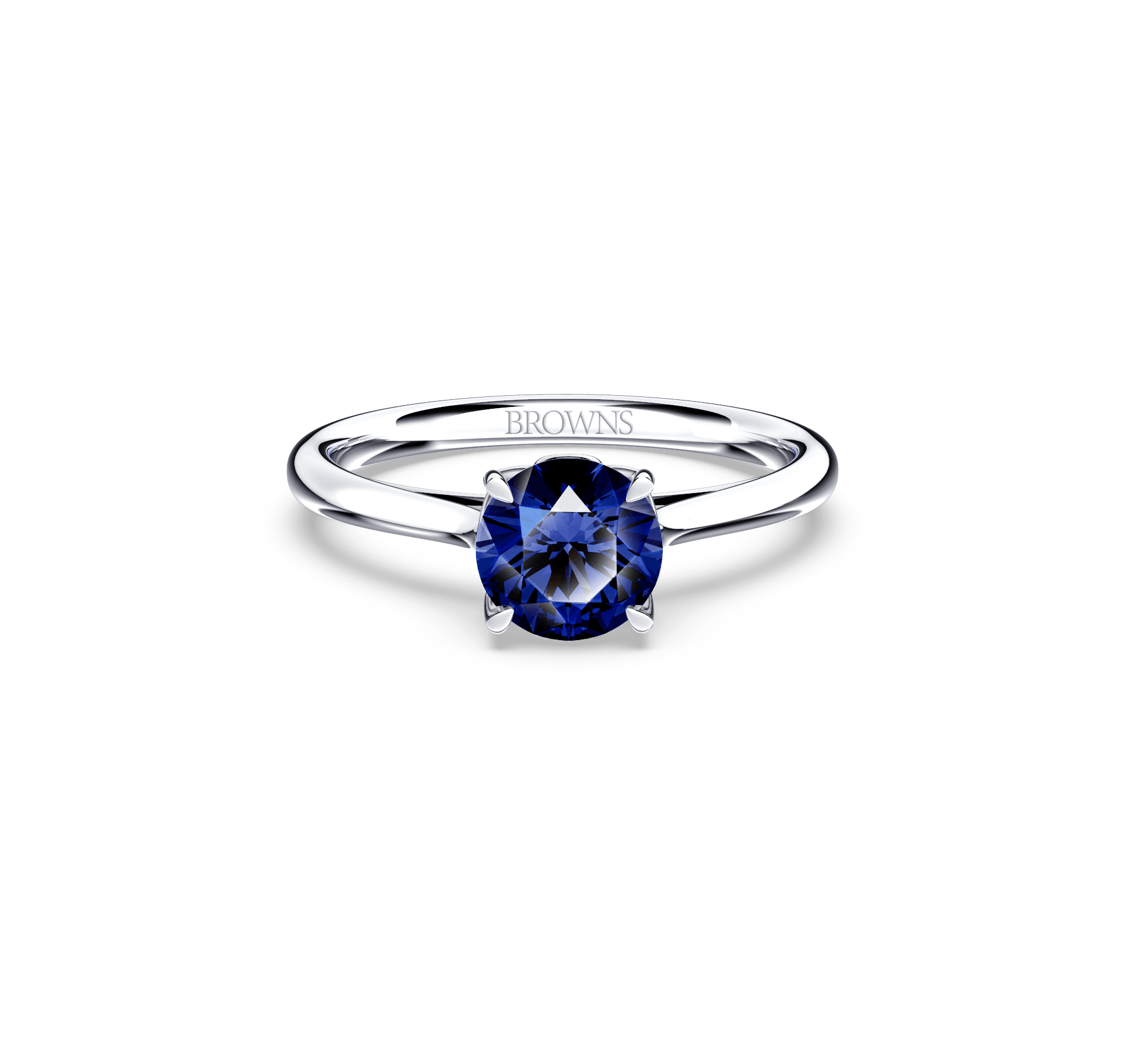 Royal Tanzanite Solitaire Ring