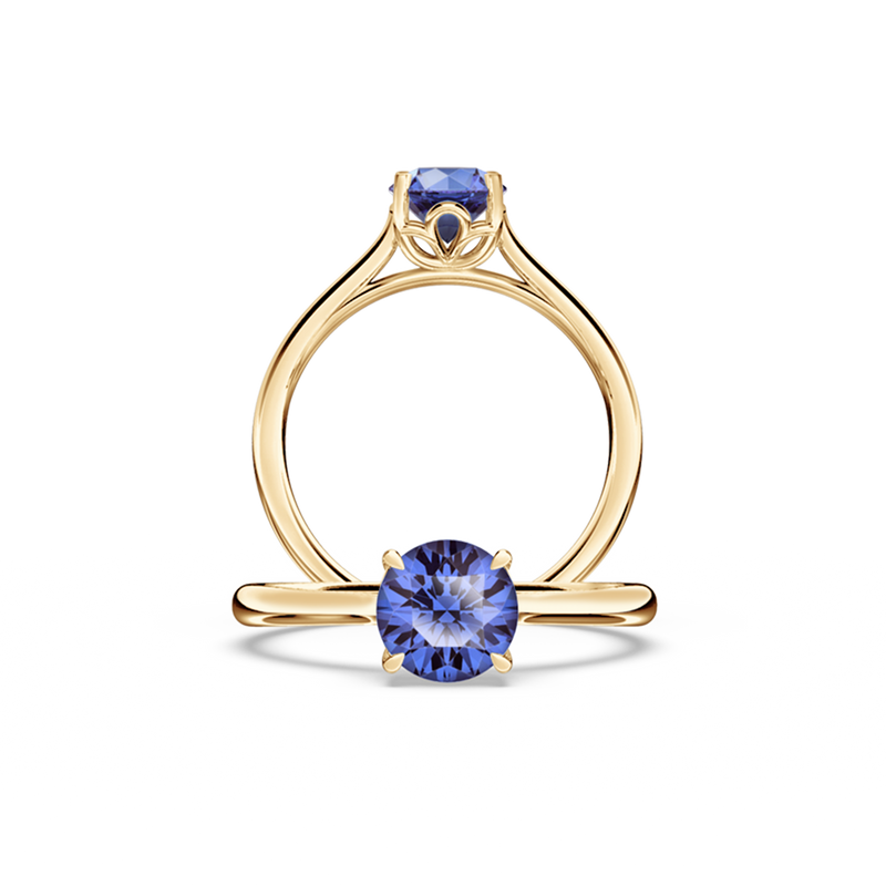 Royal Tanzanite Solitaire Ring