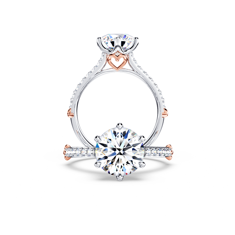 Queen of My Heart Round Brilliant Diamond Ring