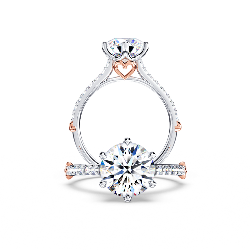 Queen of My Heart Round Brilliant Diamond Ring