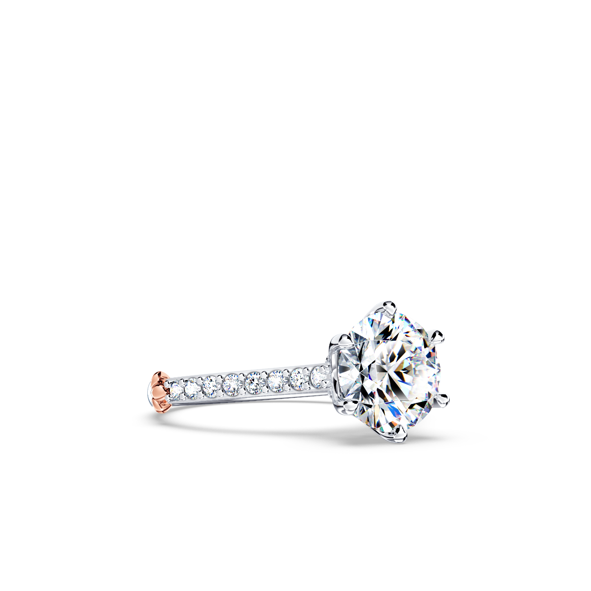Queen of My Heart Round Brilliant Diamond Ring