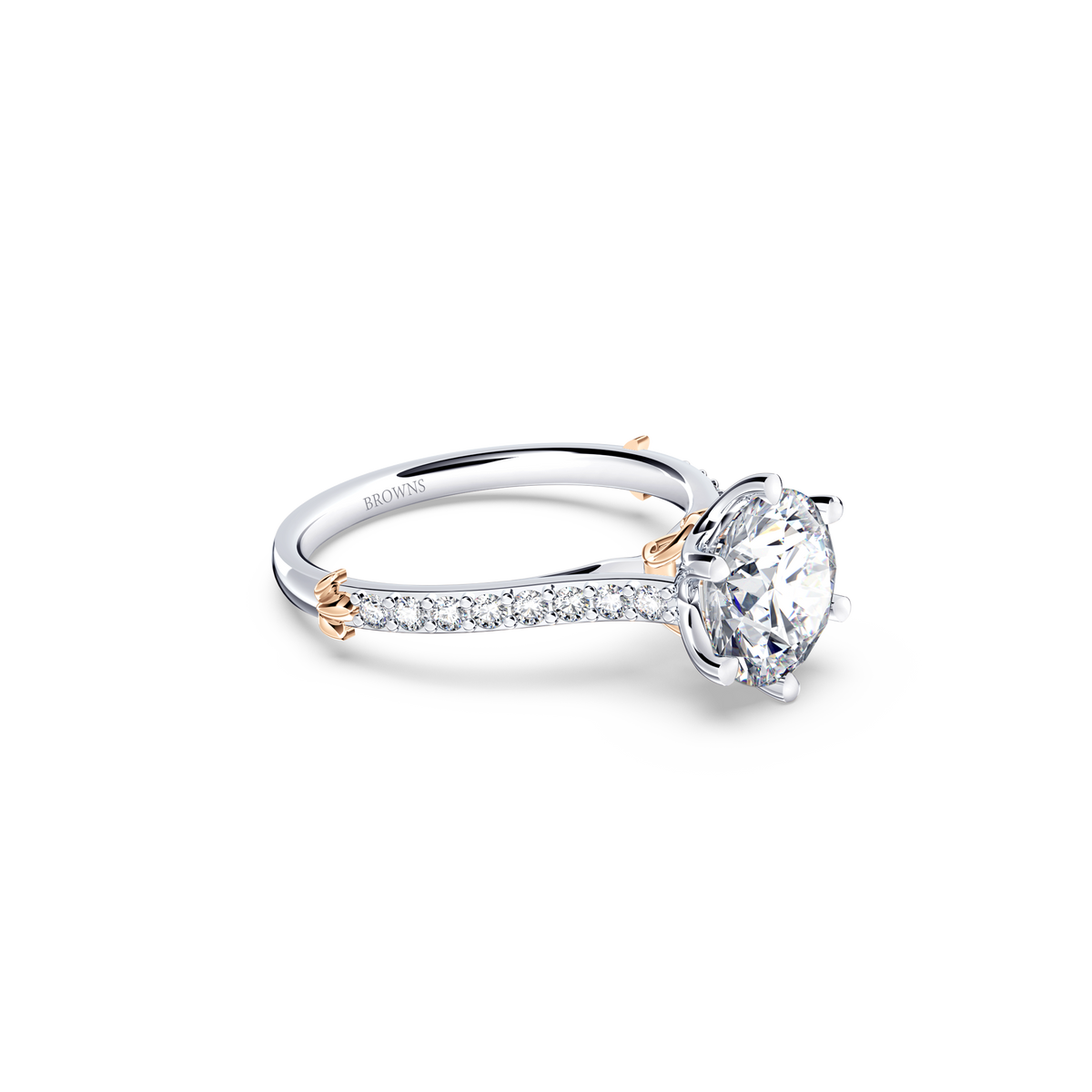 Queen of My Heart Round Brilliant Diamond Ring