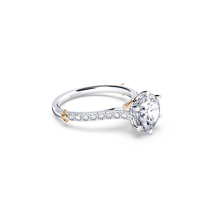Queen of My Heart Round Brilliant Diamond Ring