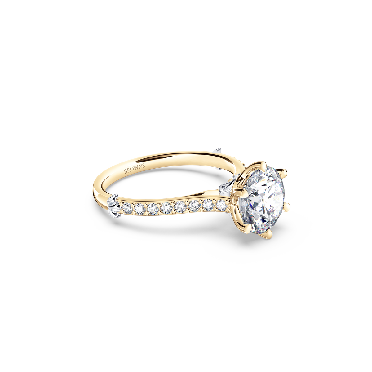 Queen of My Heart Round Brilliant Diamond Ring