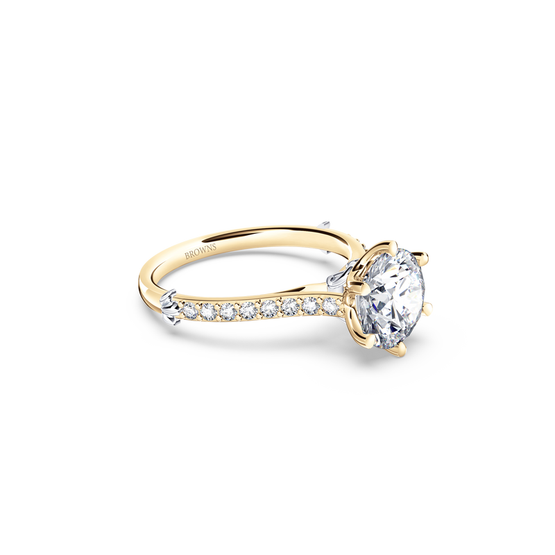 Queen of My Heart Round Brilliant Diamond Ring