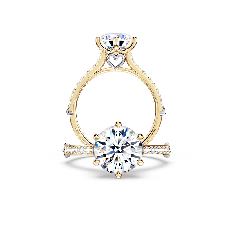 Queen of My Heart Round Brilliant Diamond Ring