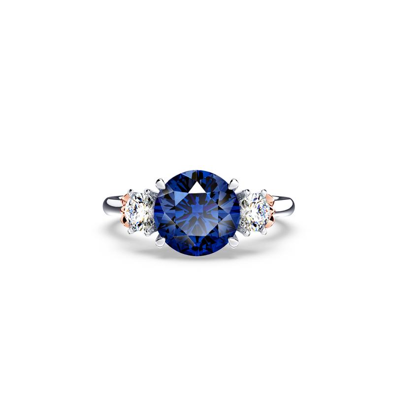 Trilogy Royal Tanzanite and Diamond Ring