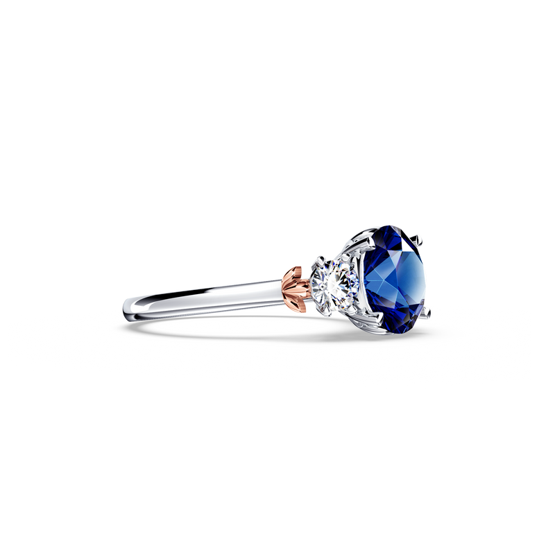 Trilogy Royal Tanzanite and Diamond Ring