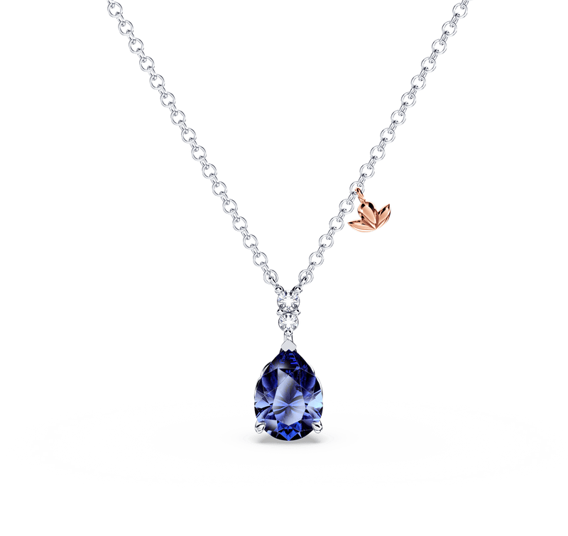 Royal Tanzanite and Diamond Necklace