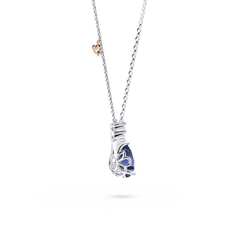 Royal Tanzanite and Diamond Necklace