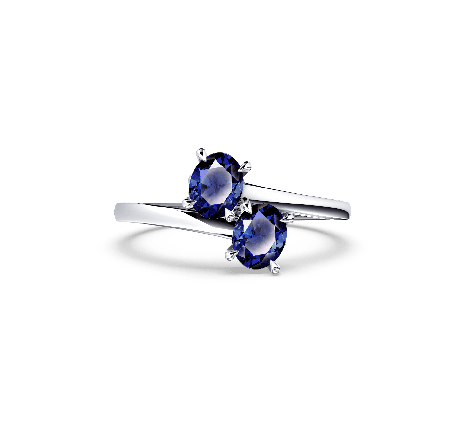 Royal Tanzanite Twist Ring