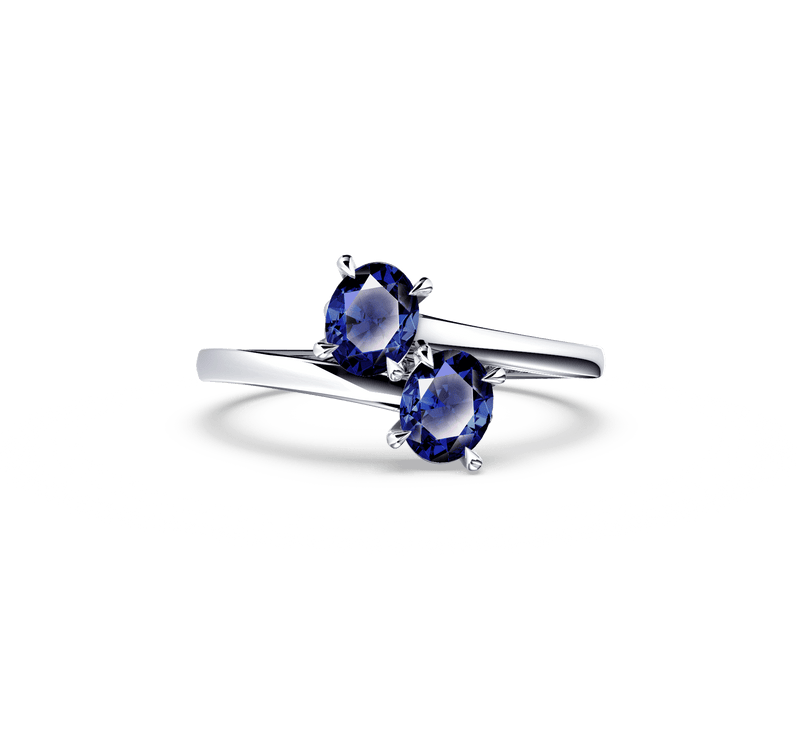 Royal Tanzanite Twist Ring