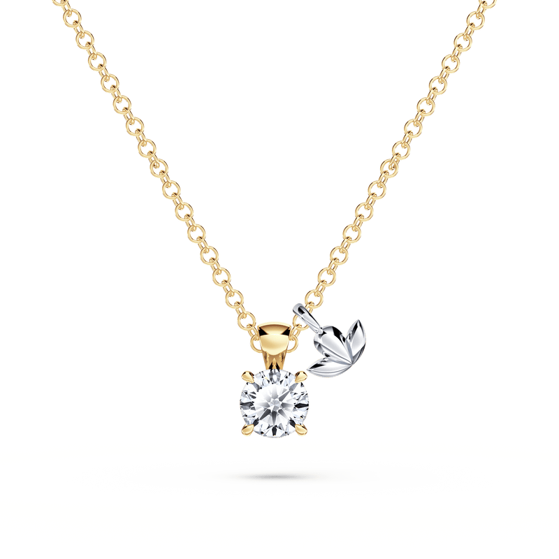 Protea Diamond Solitaire Necklace