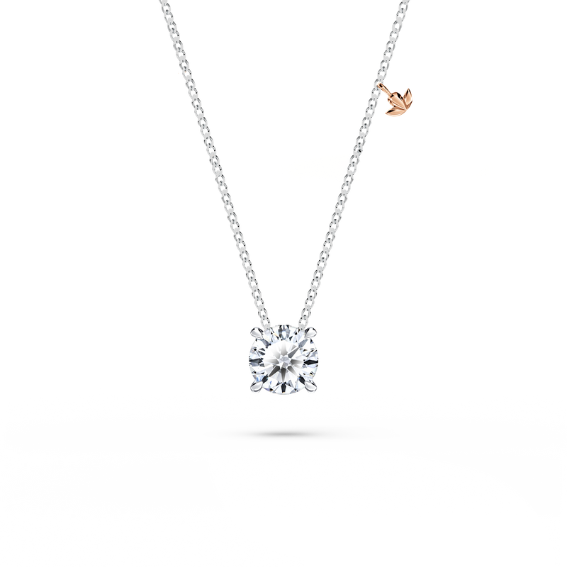 Protea Diamond Solitaire Necklace - Small