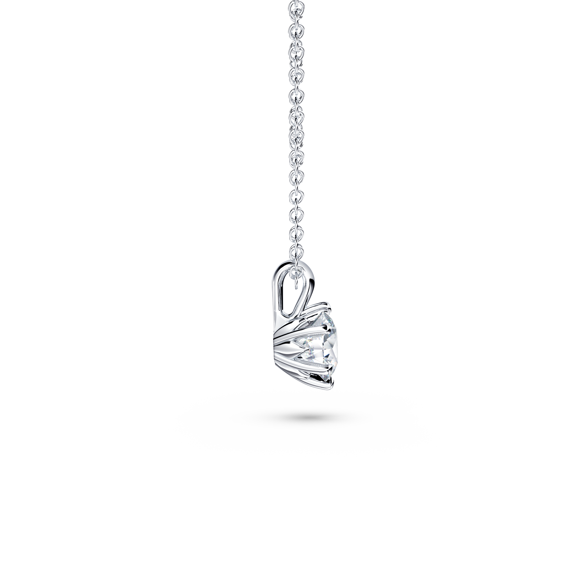 Protea Diamond Solitaire Necklace