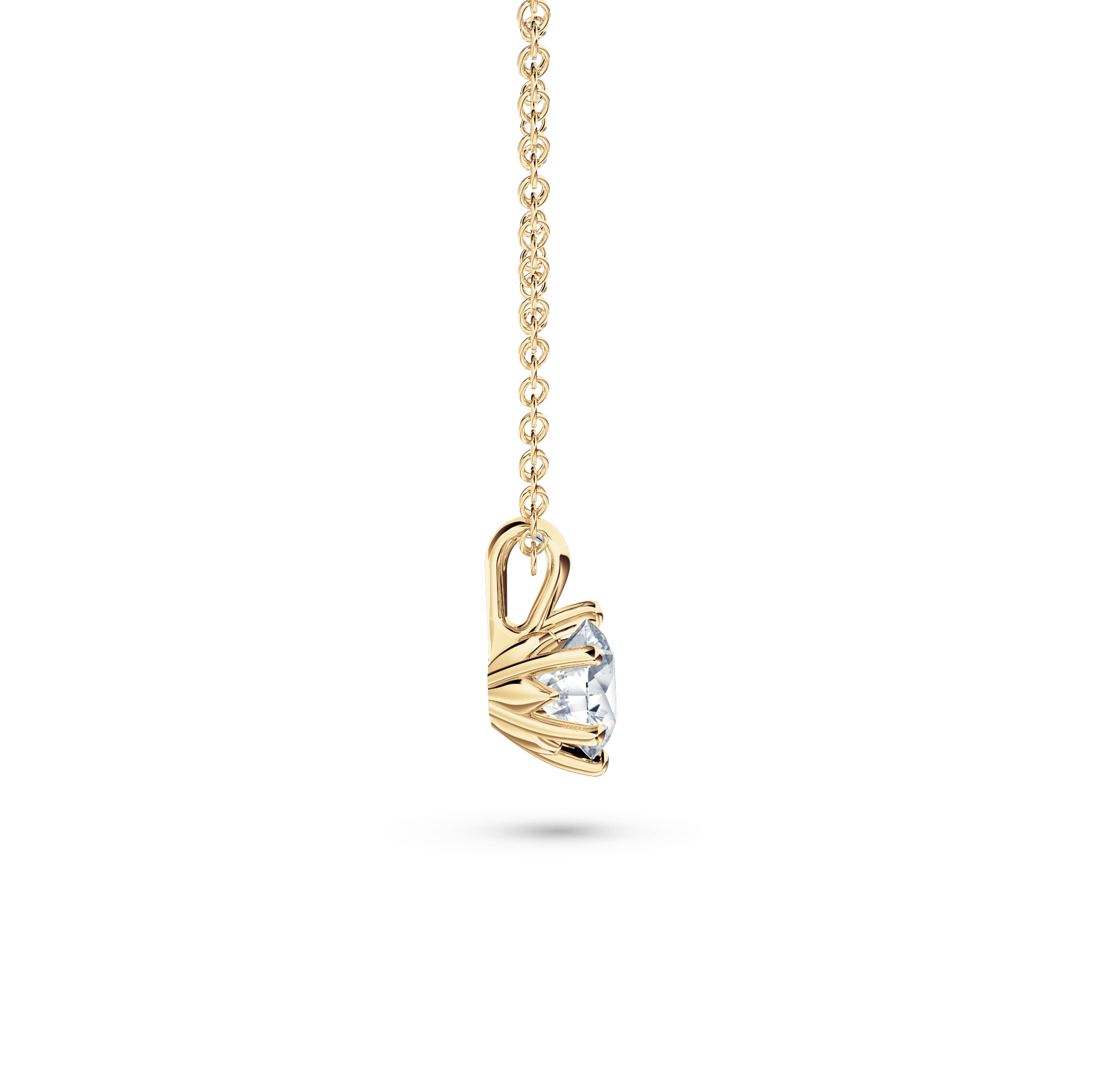 Protea Diamond Solitaire Necklace