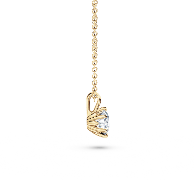 Protea Diamond Solitaire Necklace