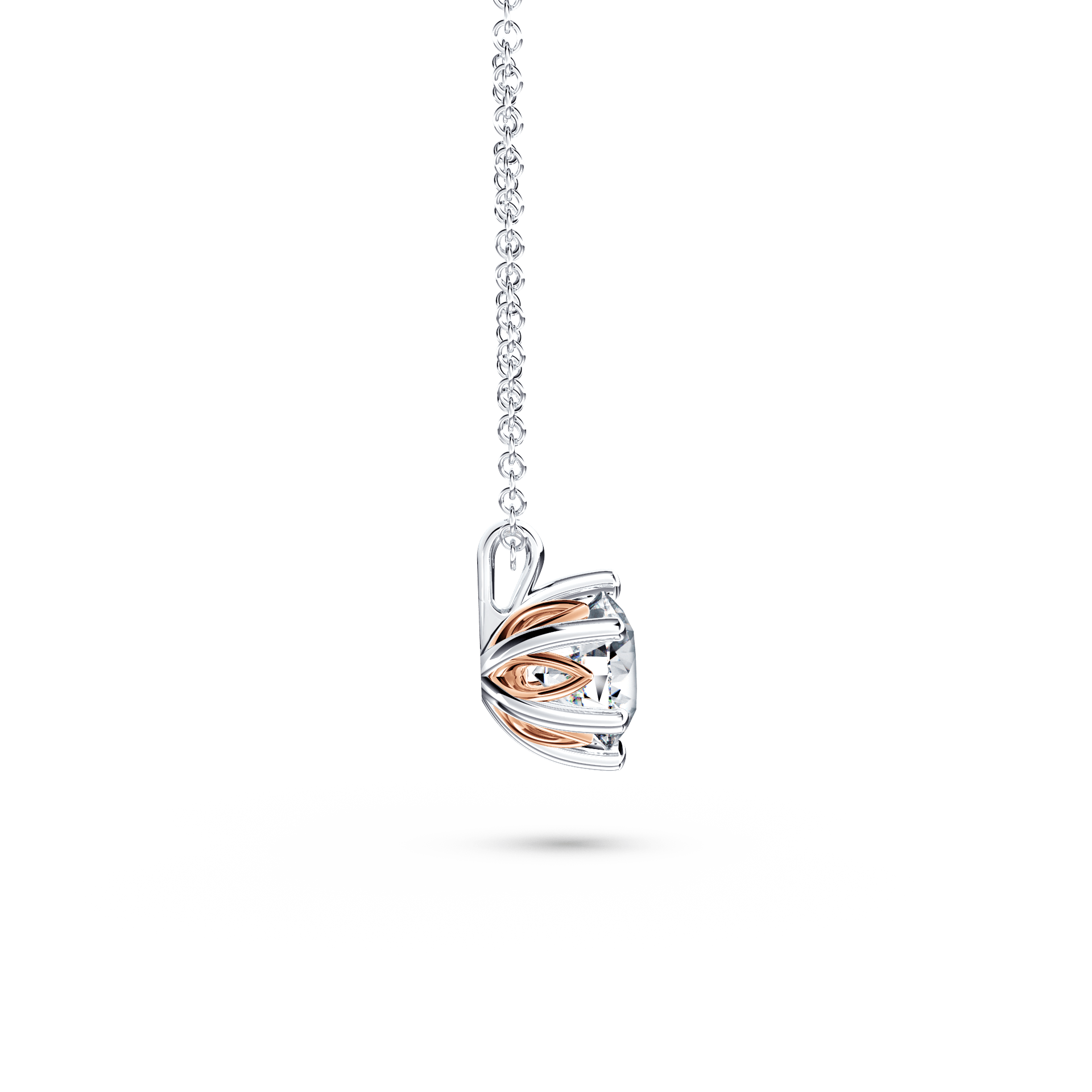 Protea Diamond Solitaire Necklace