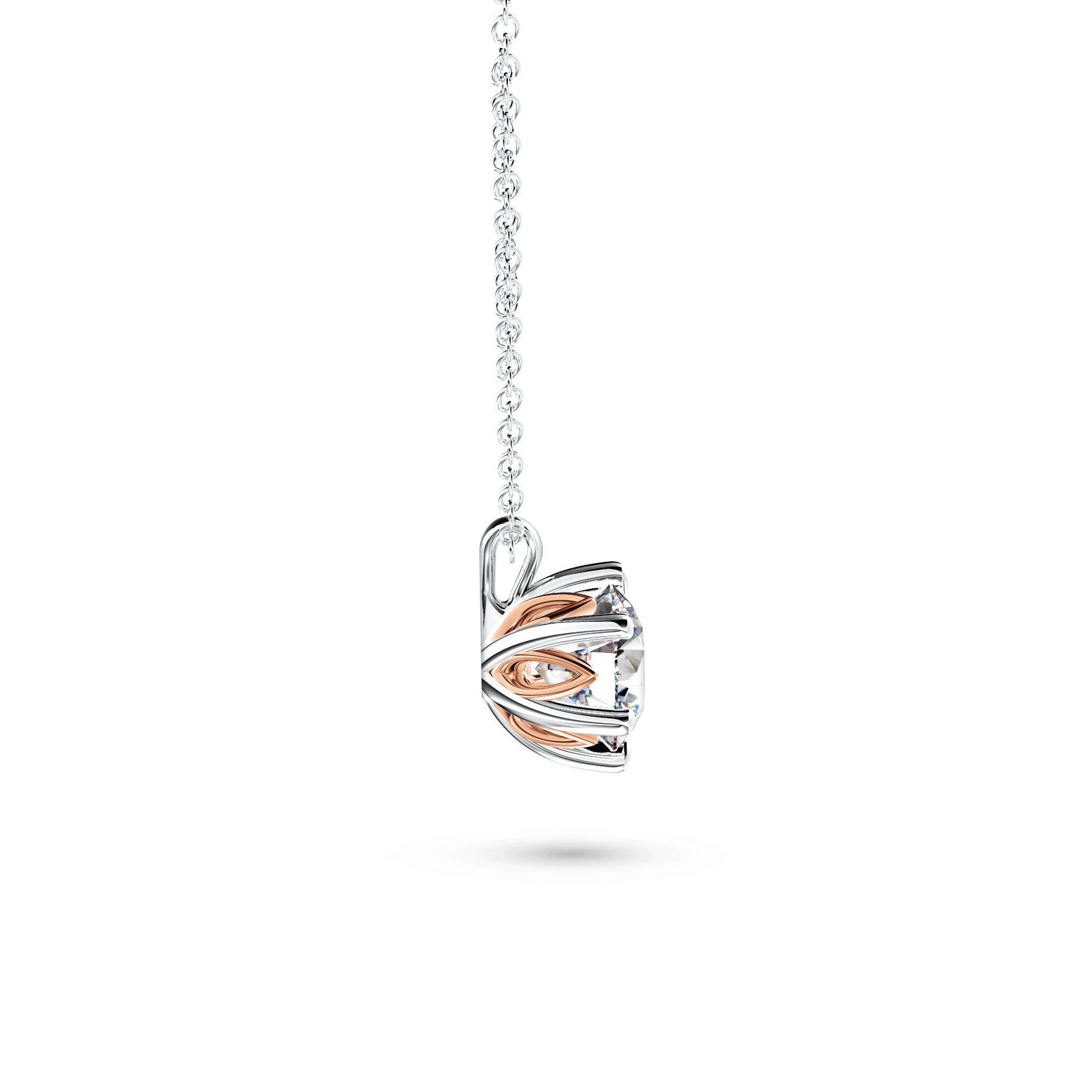 Protea Diamond Solitaire Necklace