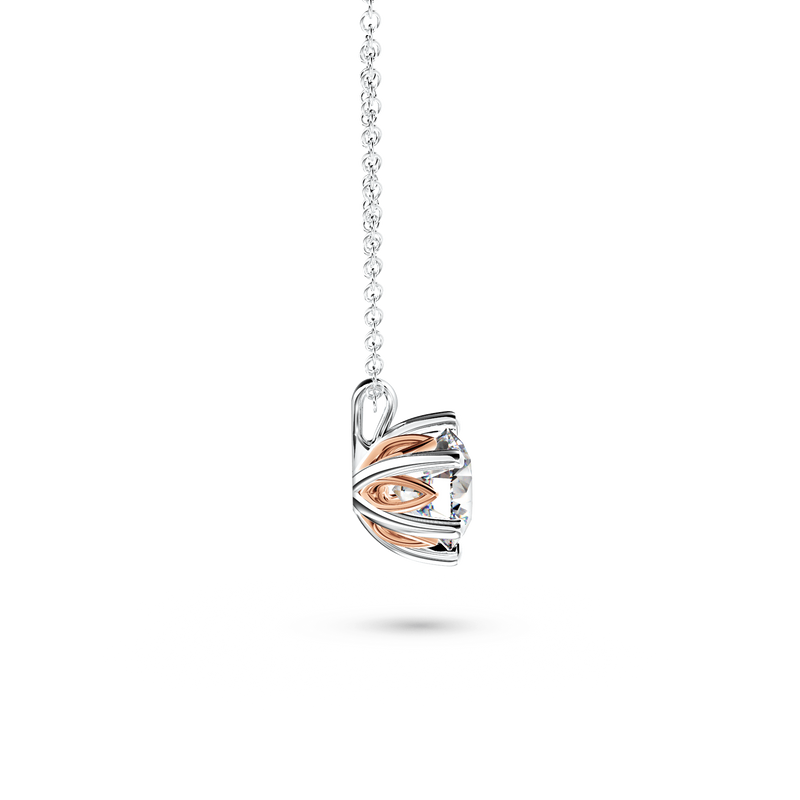 Protea Diamond Solitaire Necklace