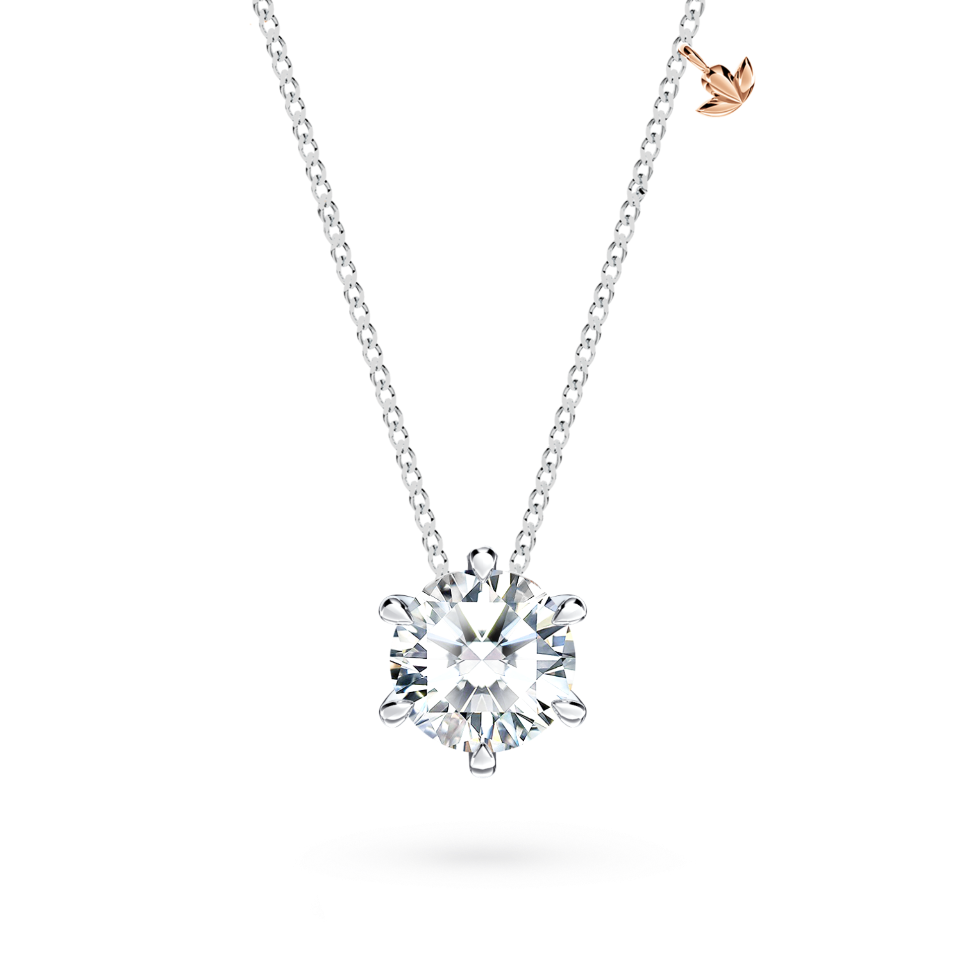 Protea Diamond Solitaire Necklace - Premier