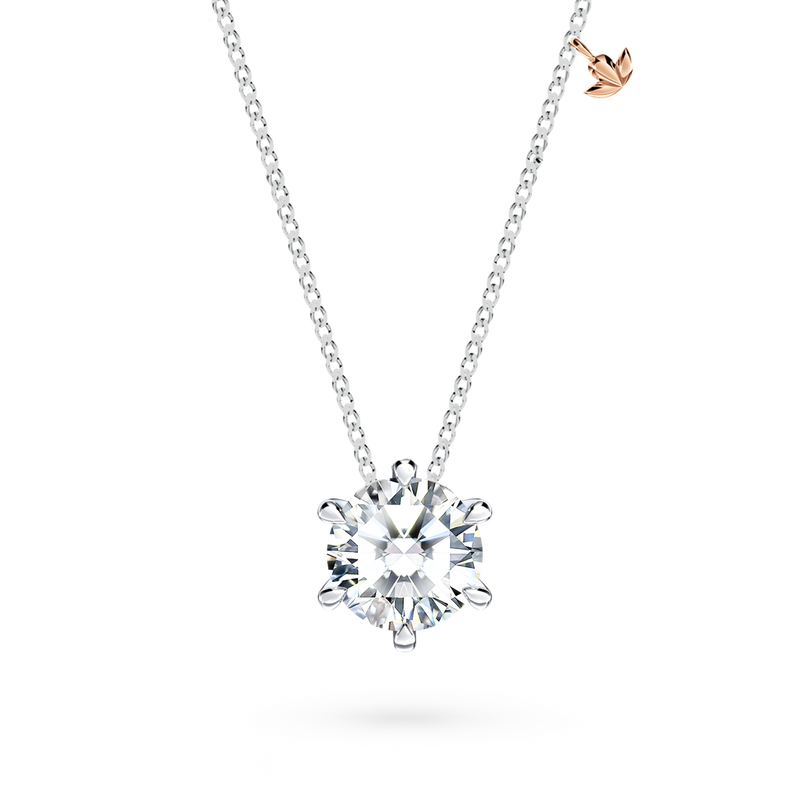 Protea Diamond Solitaire Necklace - Premier