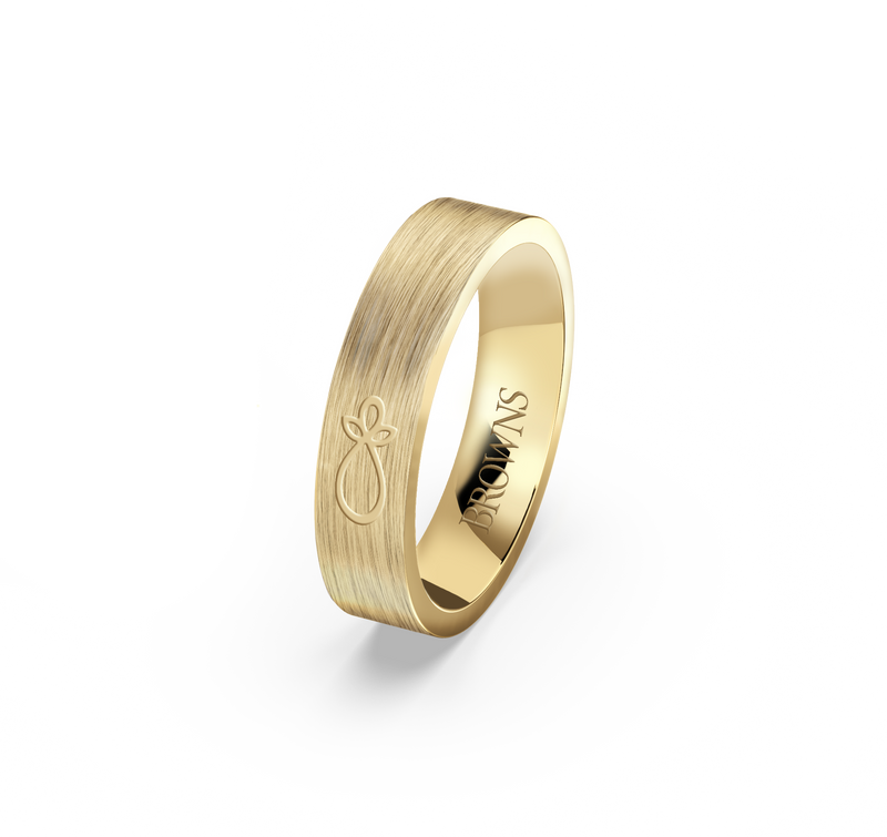 Chisel Wedding Band Ring