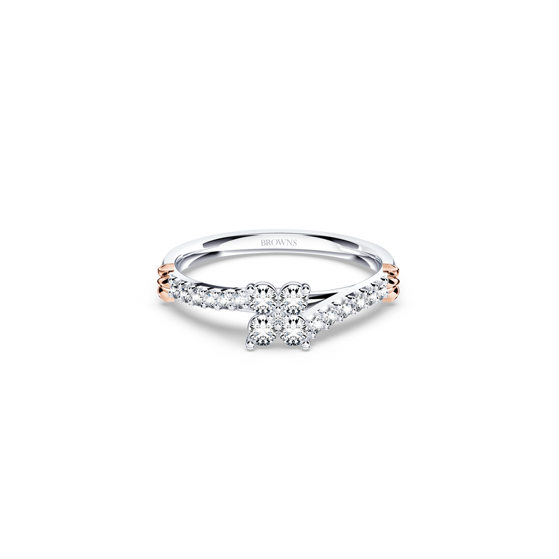 Something Blue Diamond Ring
