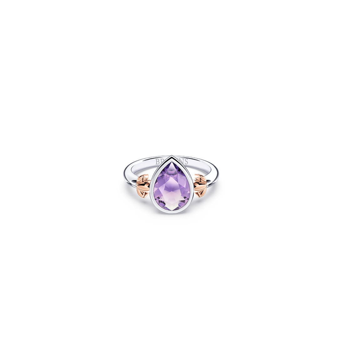 My First Angel Amethyst Ring