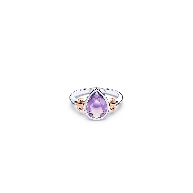 My First Angel Amethyst Ring