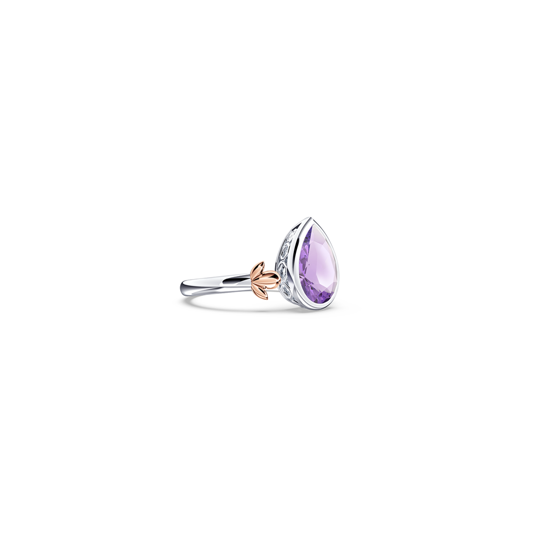 My First Angel Amethyst Ring