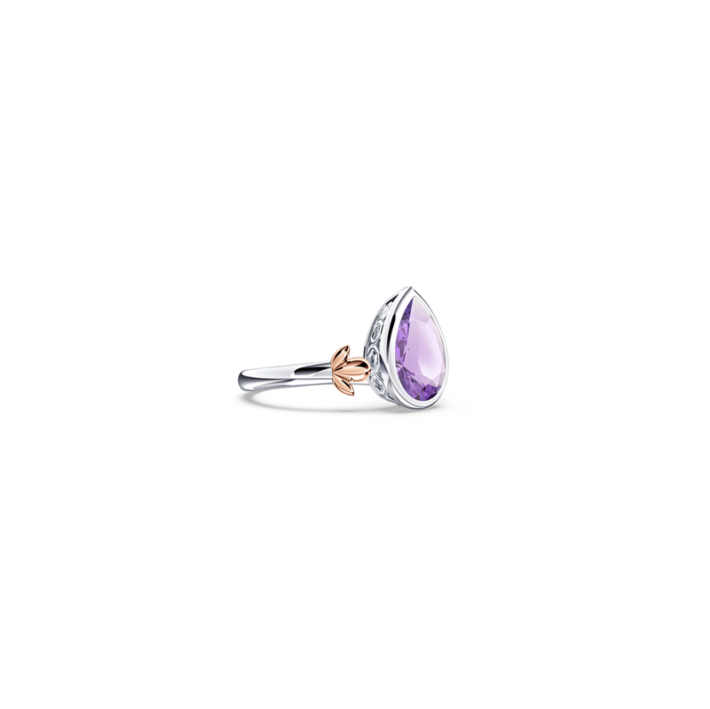 My First Angel Amethyst Ring