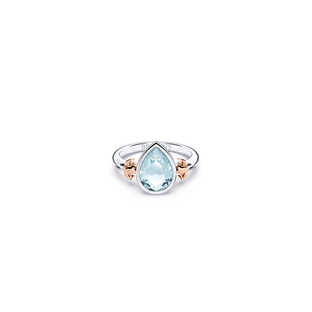 My First Angel Aquamarine Ring