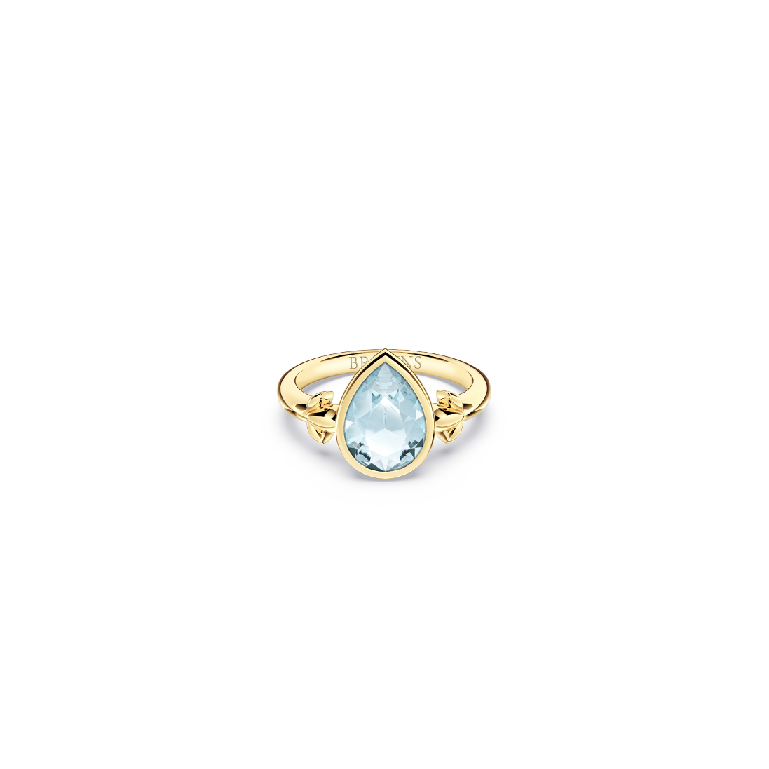 My First Angel Aquamarine Ring