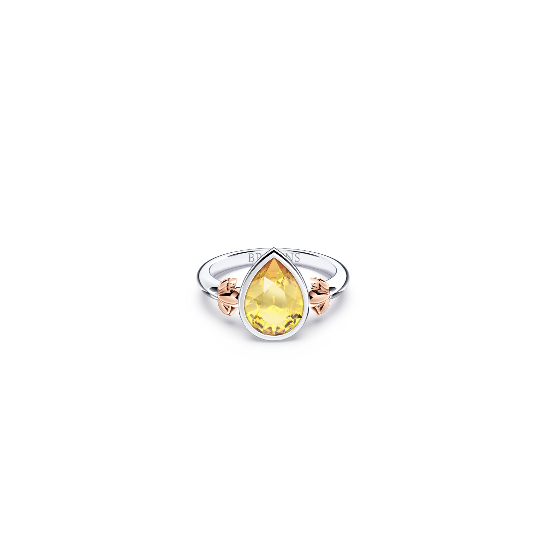 My First Angel Citrine Ring