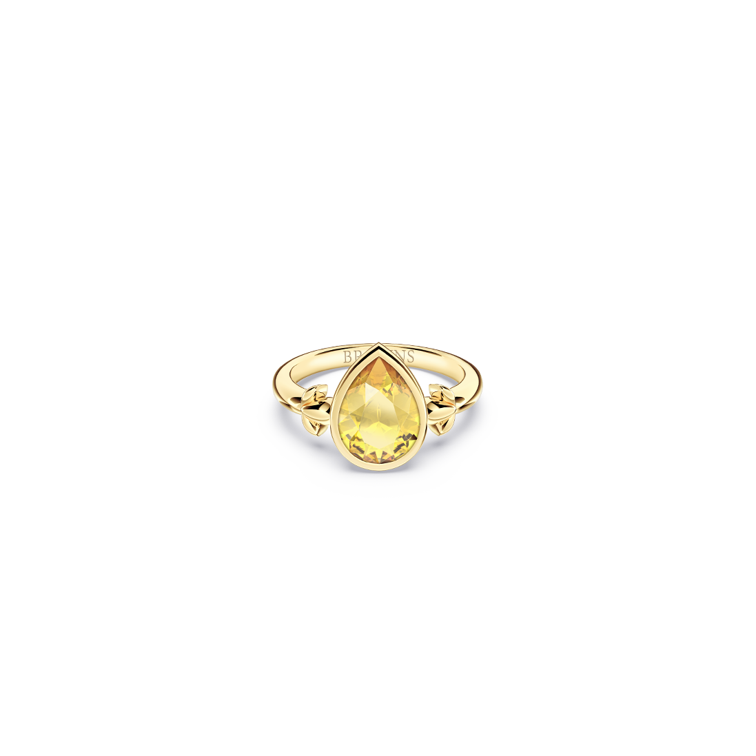 My First Angel Citrine Ring