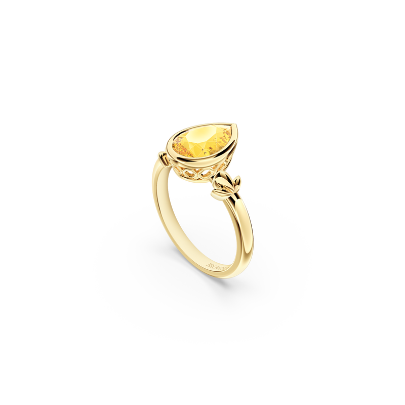 My First Angel Citrine Ring