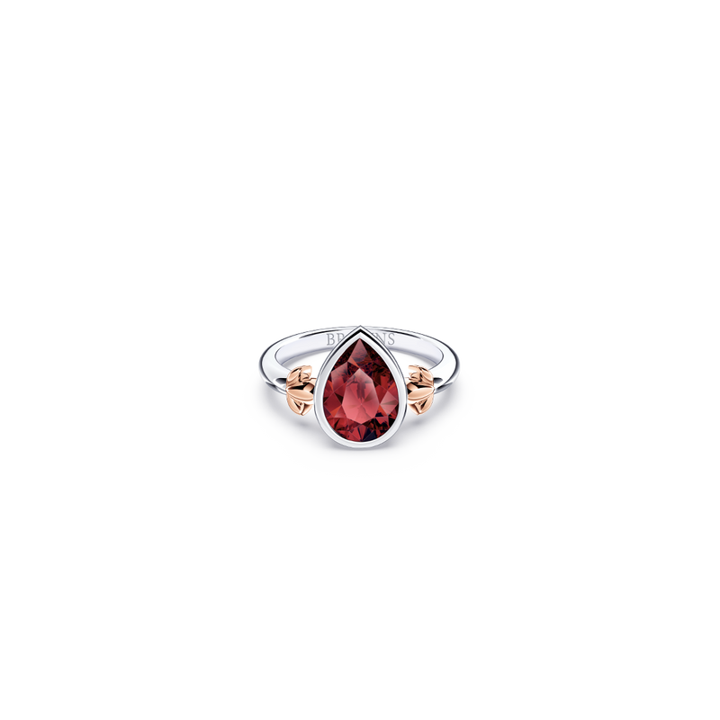 My First Angel Garnet Ring