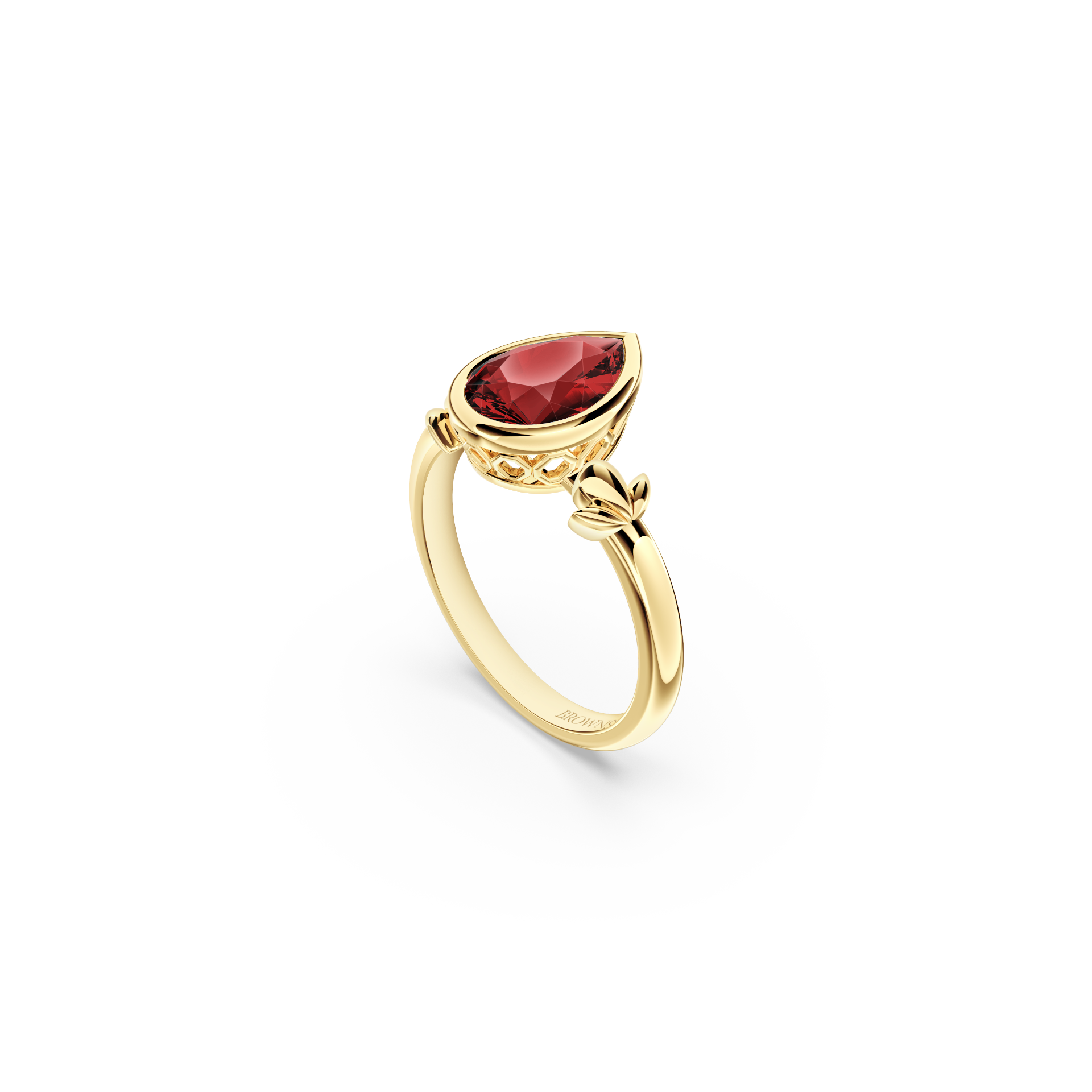 My First Angel Garnet Ring