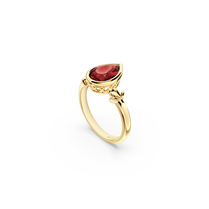 My First Angel Garnet Ring
