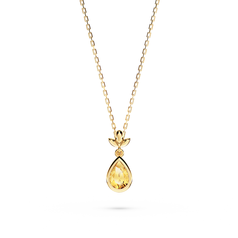 My First Angel Citrine Necklace