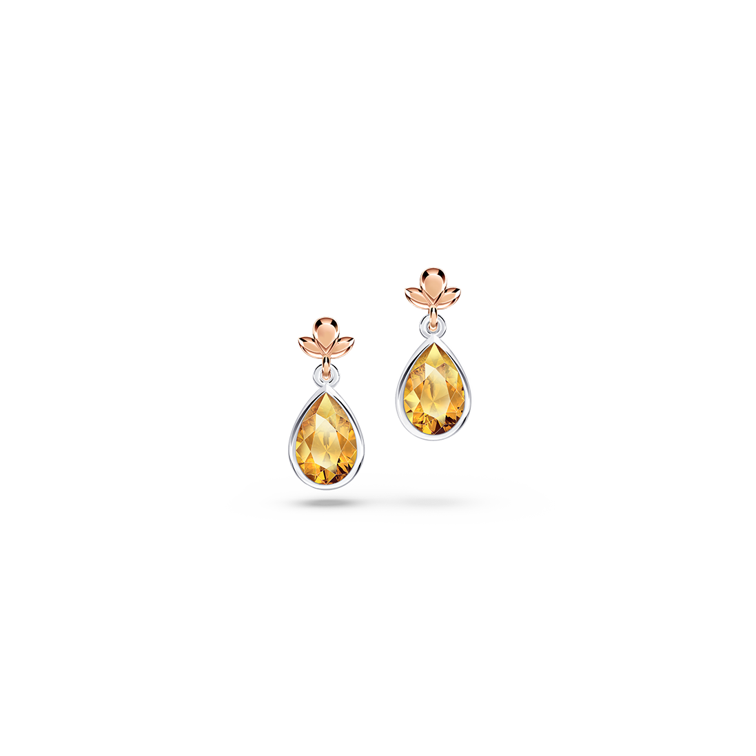 My First Angel Citrine Earrings