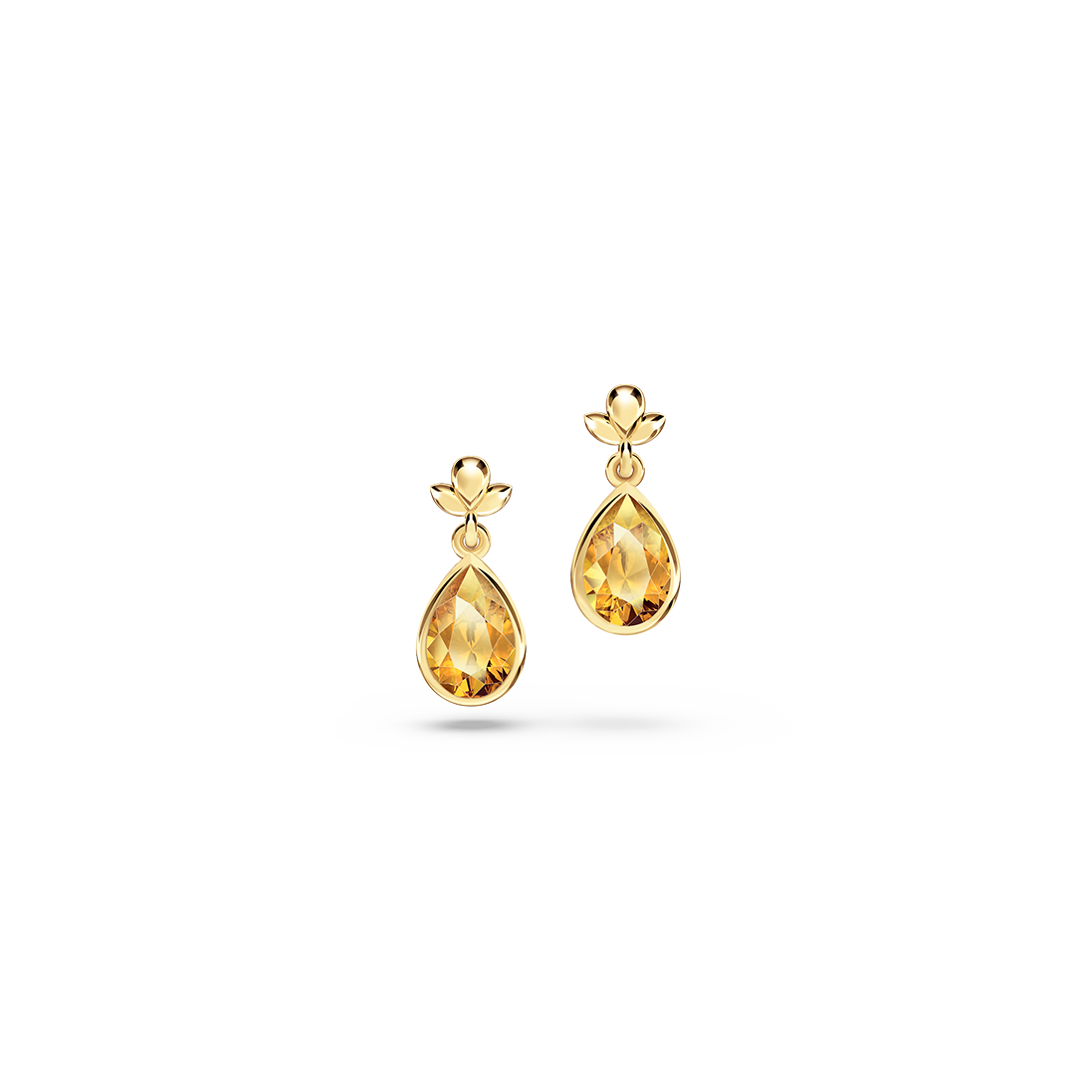 My First Angel Citrine Earrings