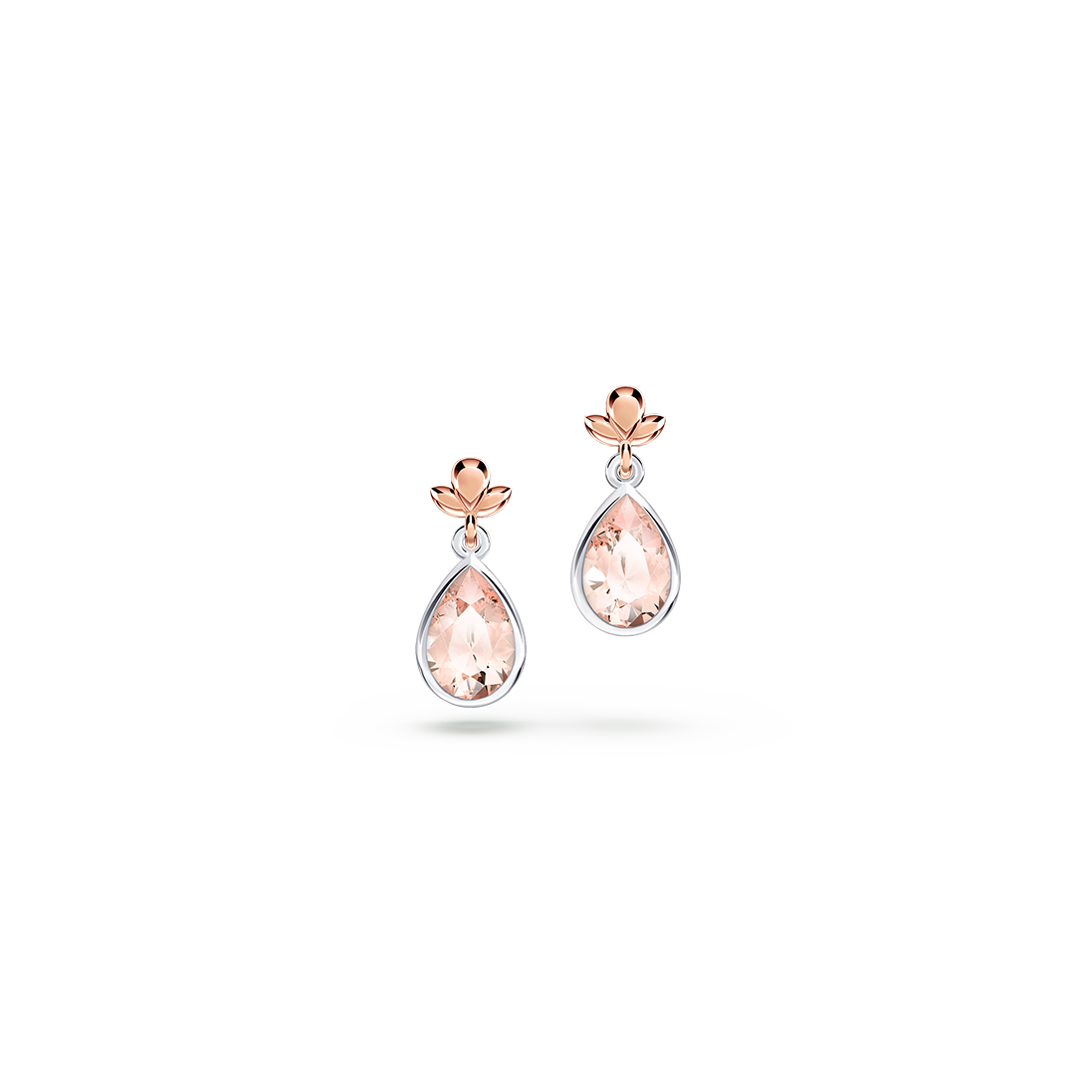 My First Angel Morganite Earrings