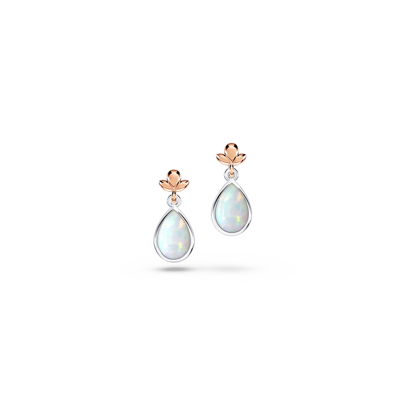 My First Angel Opal Earrings